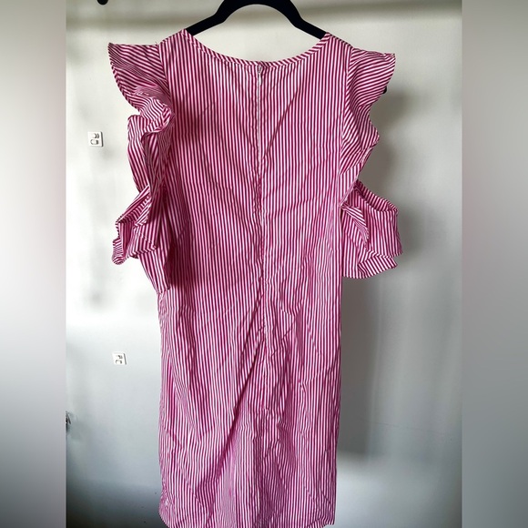 J. McLaughlin Striped Ruffle Dress - Picture 4 of 5